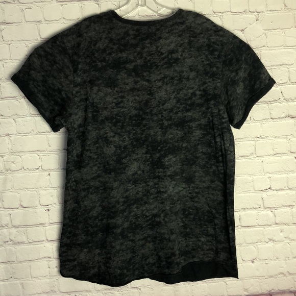 Carbon Men's Gray Tie Die Tee. - Picture 7 of 8